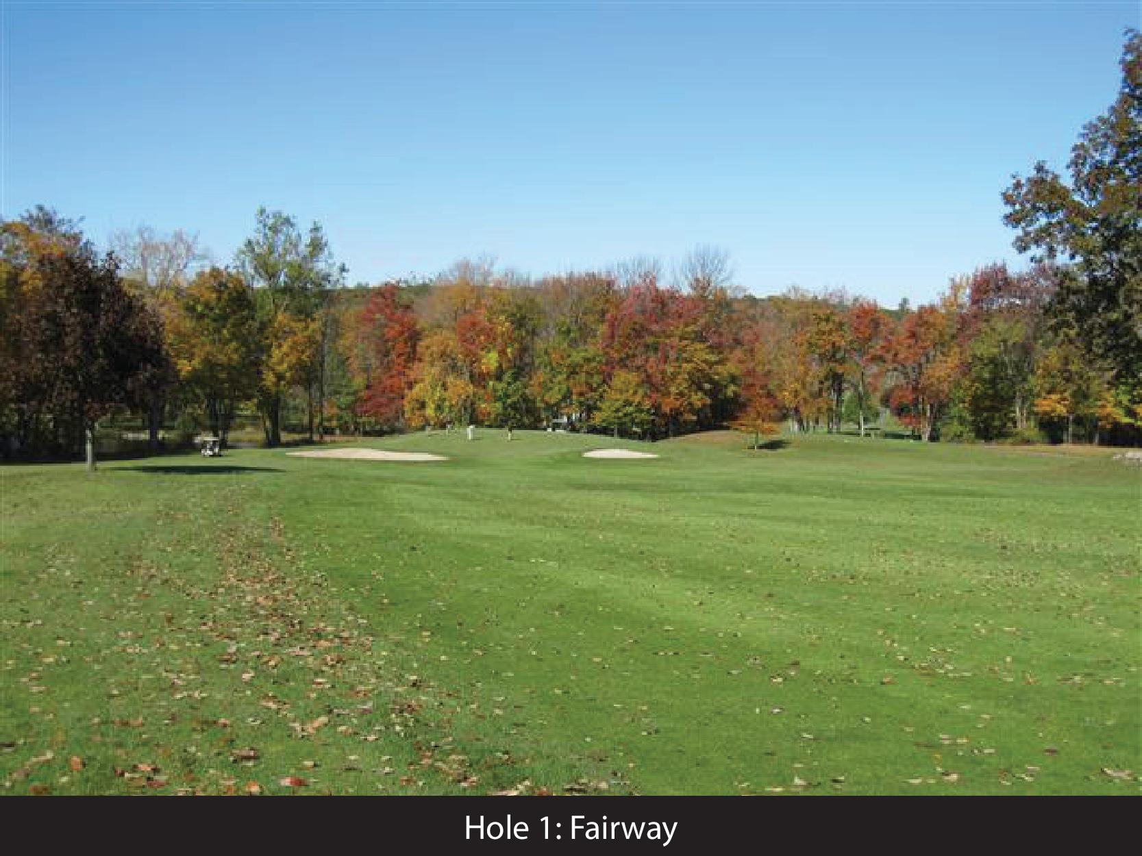 hole 1 fairway