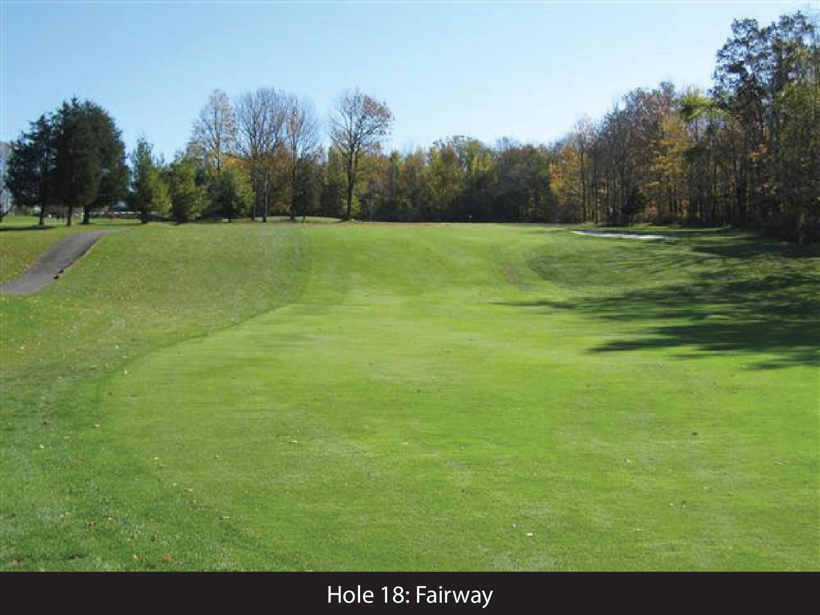 hole 18 fairway